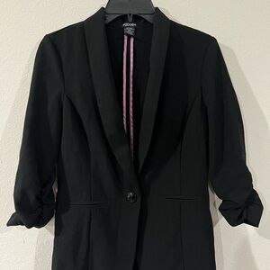 Black suit jacket